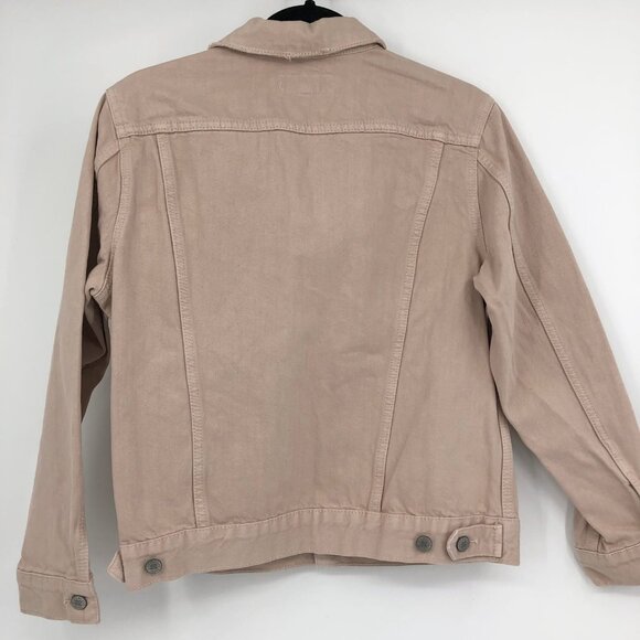 Lucky Brand Beige Jean Jacket | Versatile for Any Season - Picture 2 of 6